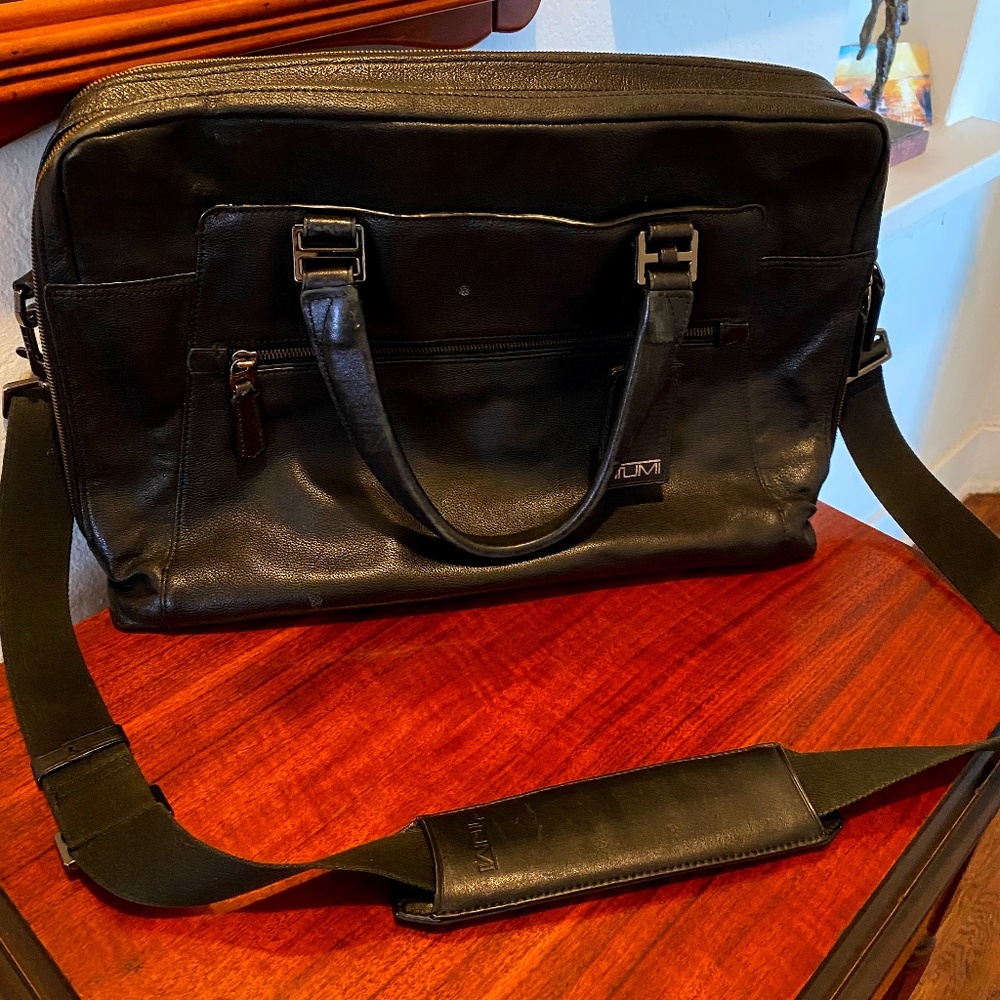 Tumi Beacon Hill Vernon Leather Brief